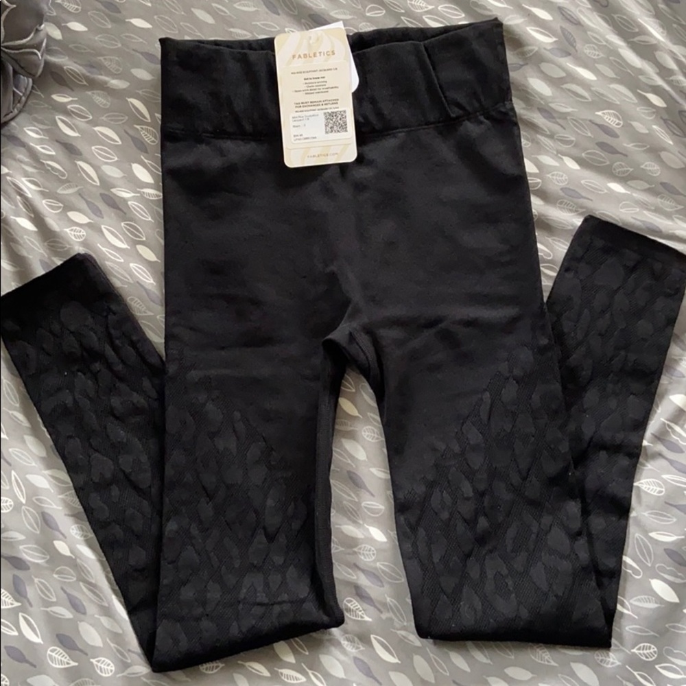 Mid-rise SculptKnit Leopard 7/8